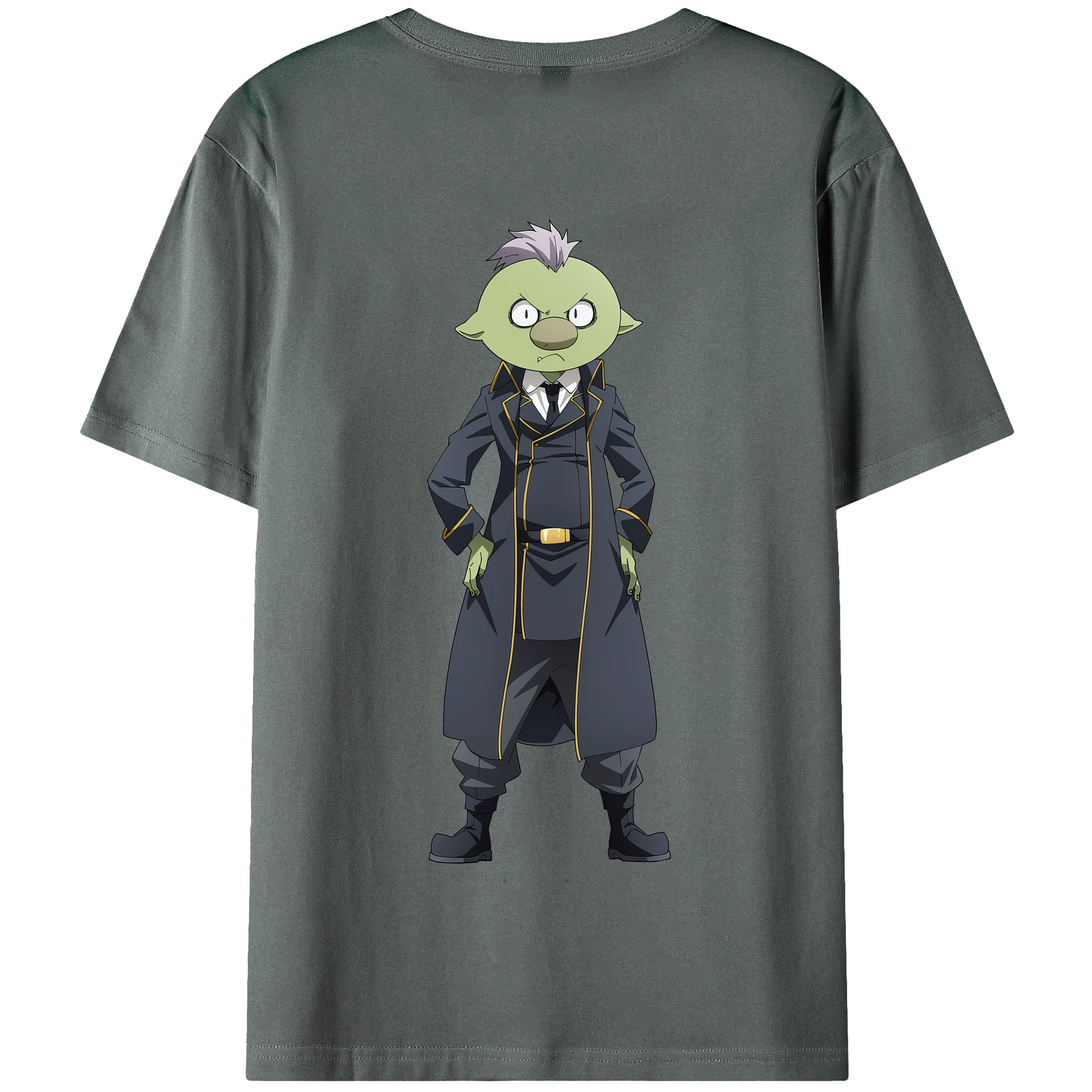 （画像用） 転スラ Regarding Reincarnated to Slime 綿100％半袖Tシャツ（背面プリント）